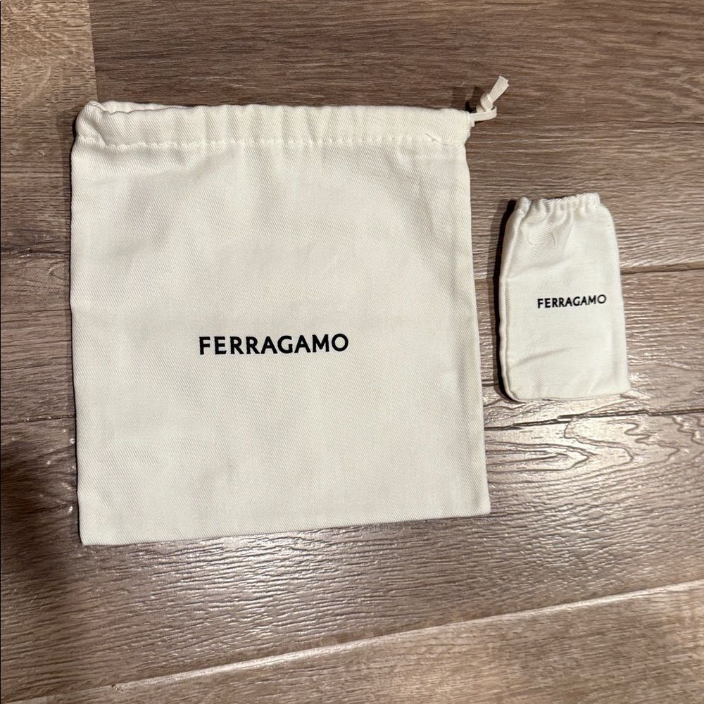 Salvatore Ferragamo Cream Dust Bags Set